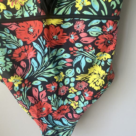Adore Me Andressa Contour Plus One Piece Swimsuit Womens Size 1X Floral Vibrant‎ - Picture 7 of 14